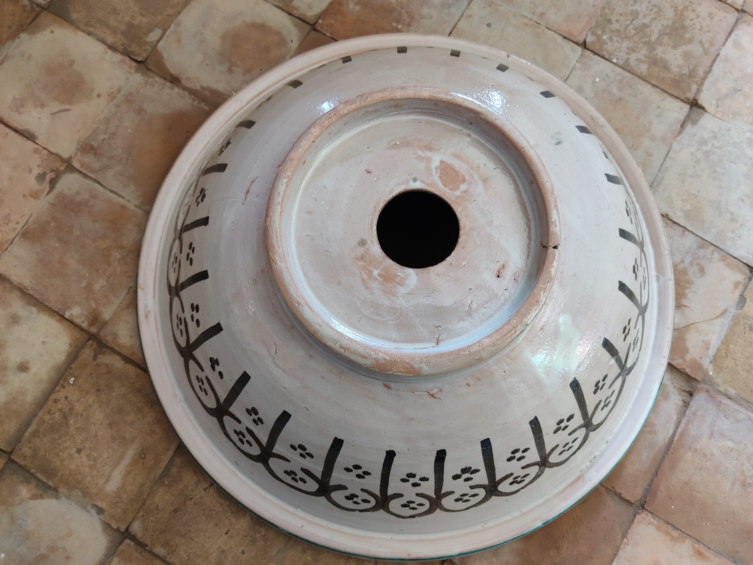 Unique Ceramic Sink, Handmade Moroccan Basin, Artisan Crafted, Moroccan Inspired Design - Image 6