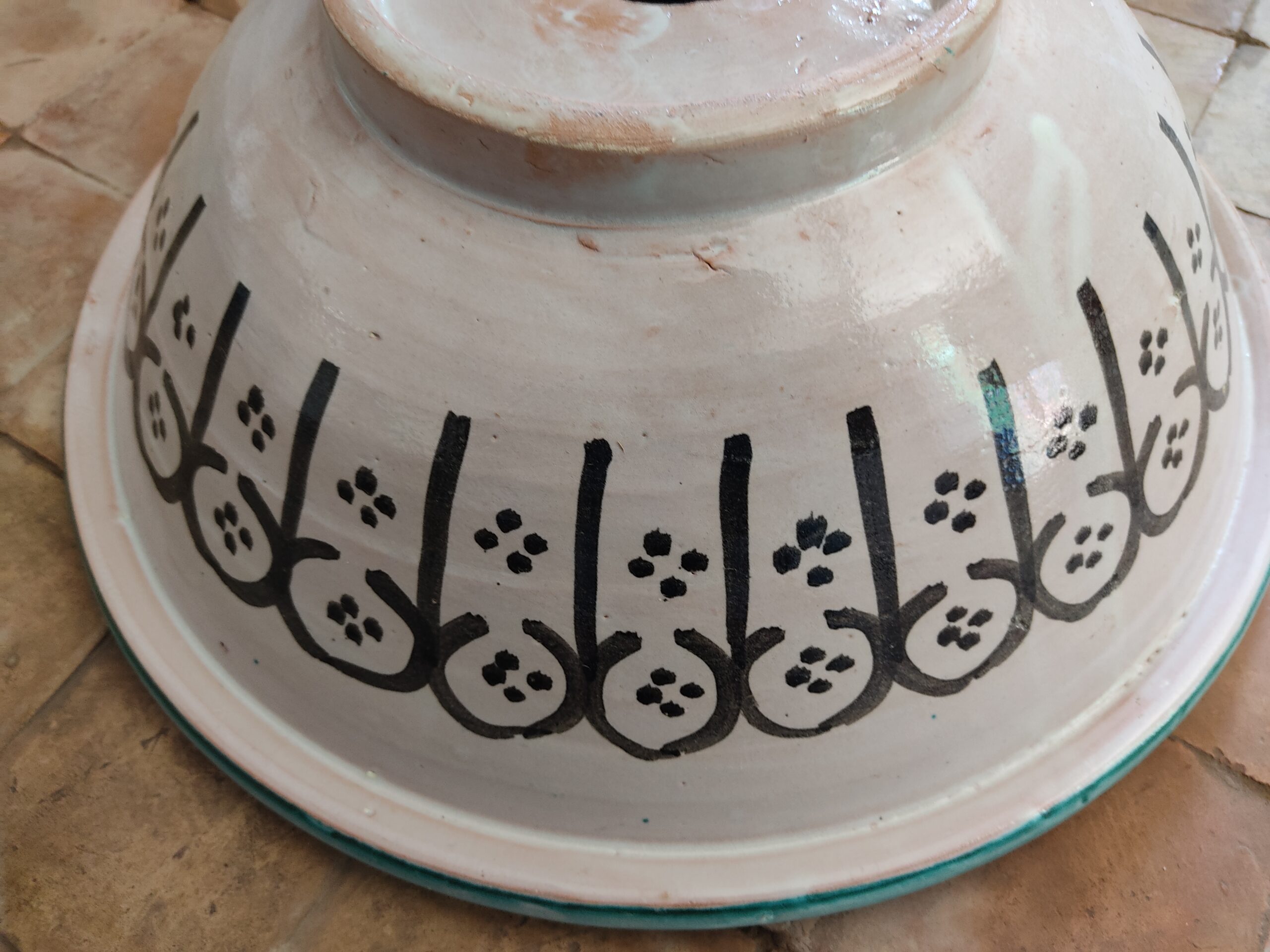 Unique Ceramic Sink, Handmade Moroccan Basin, Artisan Crafted, Moroccan Inspired Design - Image 5