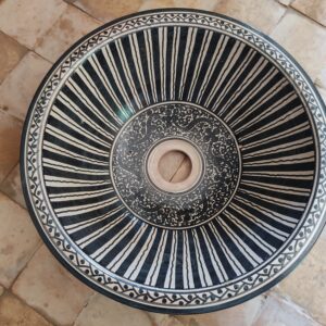 Moroccan Style Ceramic Sink, Handcrafted Basin, Exquisite Design, Artistic Bathroom Decor